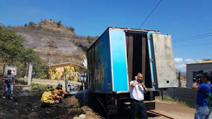camión repartidor en Tegucigalpa