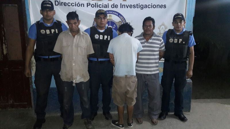 detenidos en Comayagua