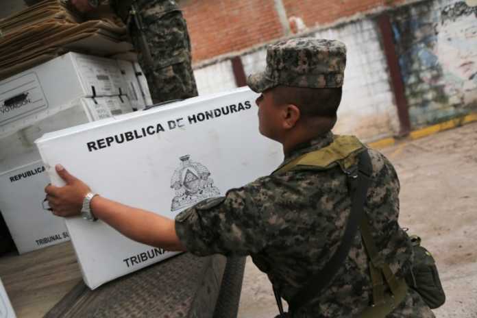 material electoral en Honduras