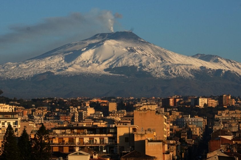 volcán de italia