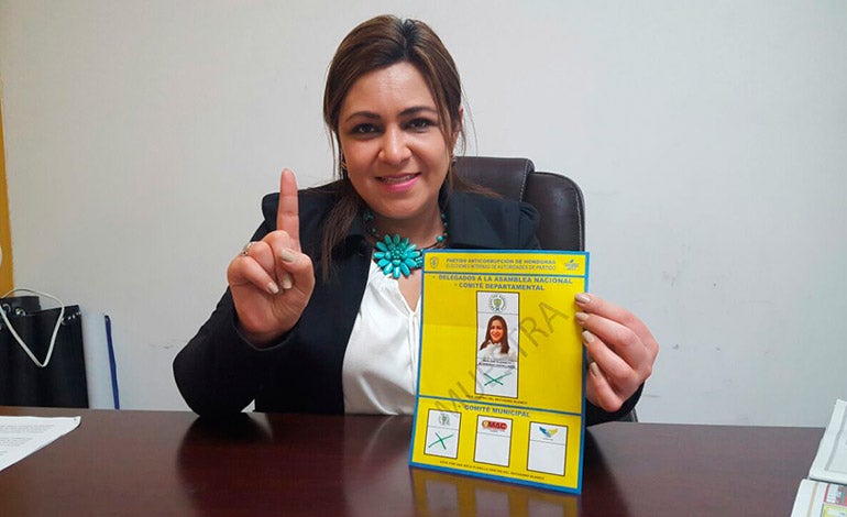 Marlene Alvarenga celebra elecciones internas