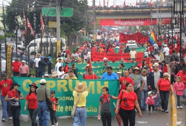 Centrales obreras marcharán este lunes en Honduras
