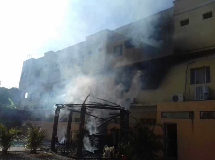 Incendio en Hotel Rocamiel