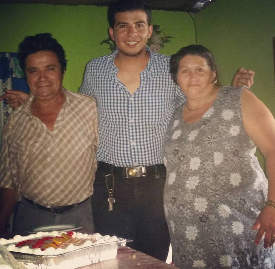 Josué Romero se siente muy agradecido con sus padres