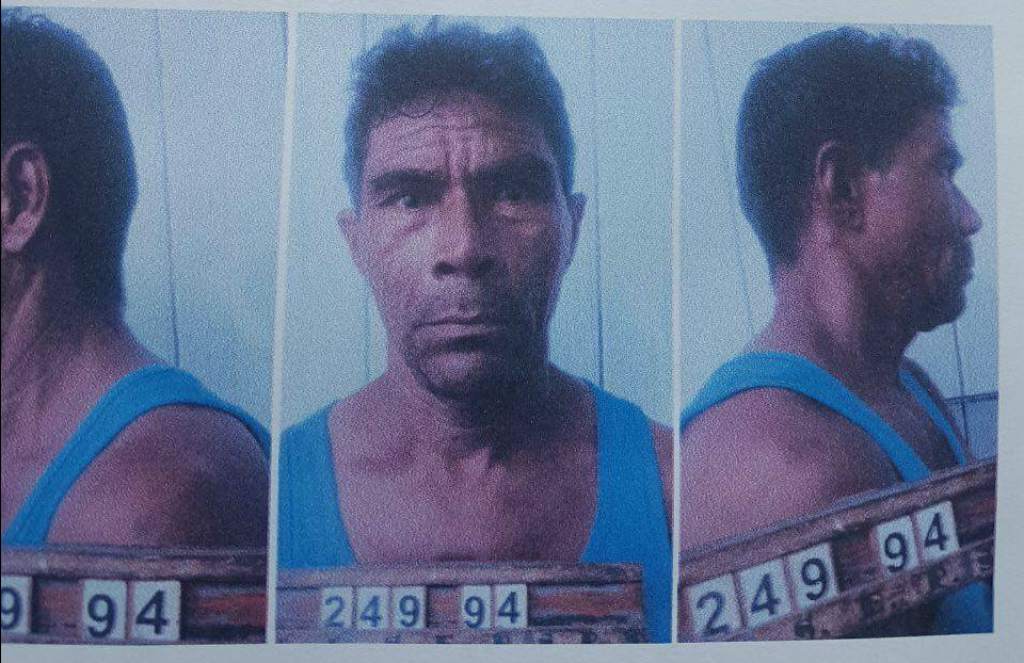 Fotografía del expediente del recluso que se pretendía fugar en San Pedro Sula