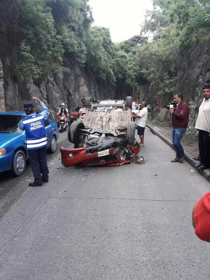 enfermeras en accidente en Tegucigalpa
