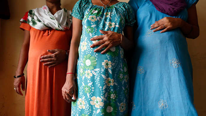 embarazadas en India