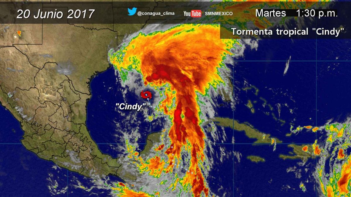 Honduras Tormenta tropical Cindy provocará lluvias en varias regiones