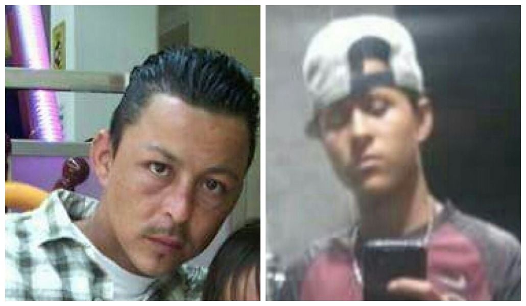 Hermanos asesinados ayer jueves por la  noche en la capital hondureña