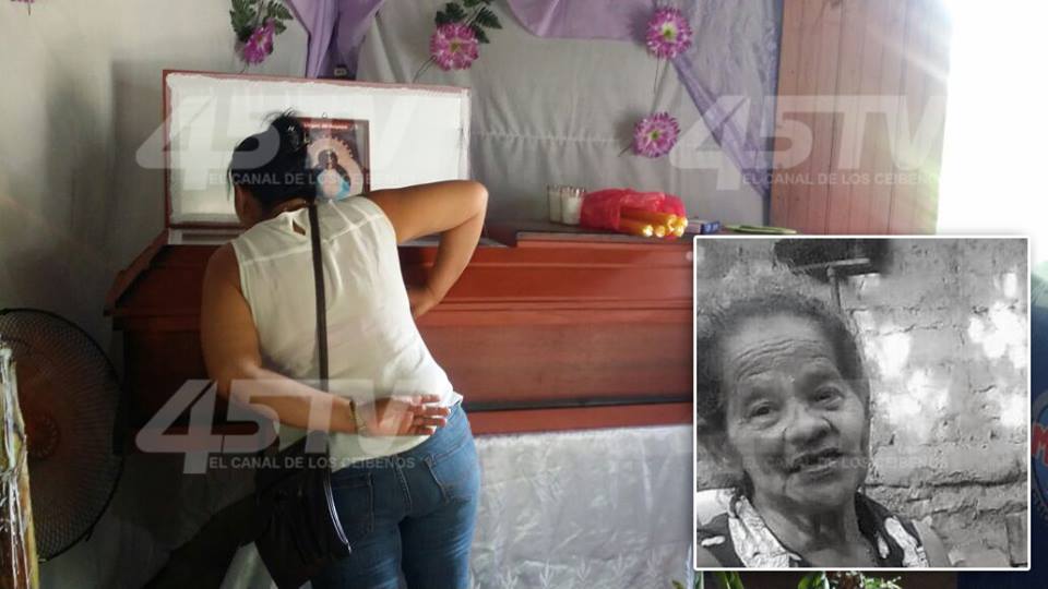 Velatorio de la anciana asesinada en Choluteca