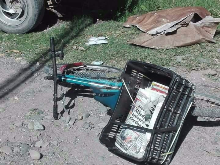 vendedor de periódicos en La Ceiba