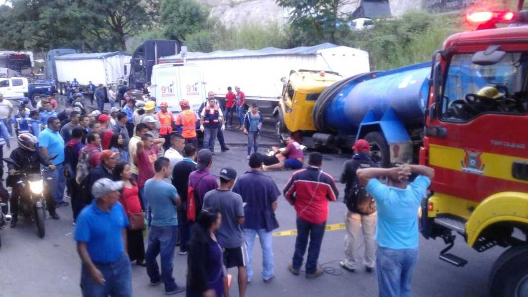 accidente en Tegucigalpa