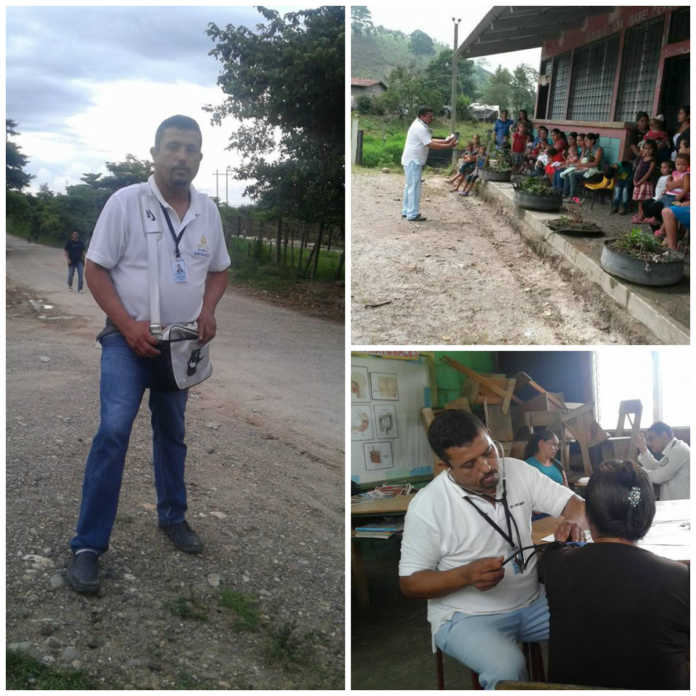 Wilmer Lemus sigue trabajando incanzablemente en labores sociales en Copán