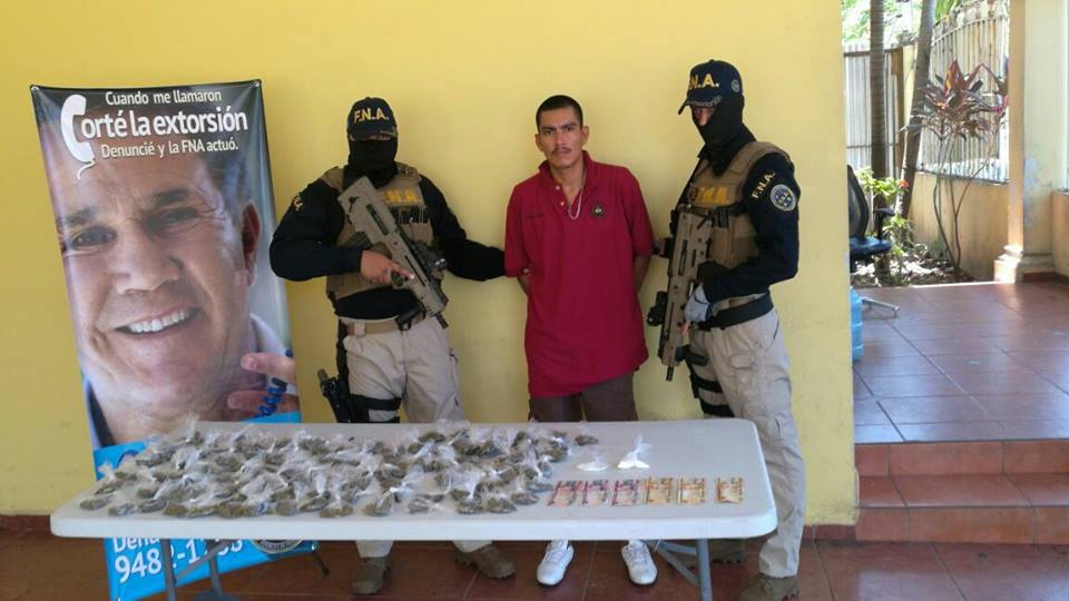 traficante de droga en La Ceiba
