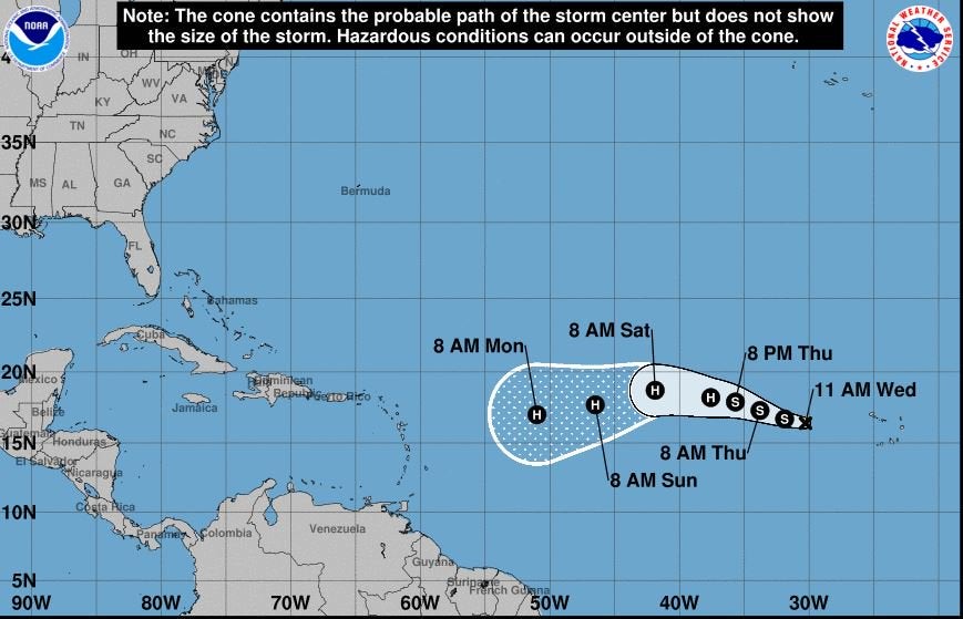Todavía se desconoce qué países serán afectados por la tormenta tropical, puesto a que se encuentra demasiado lejos por ahora. Asimismo, podría cambiar su rumbo en unos pocos minutos.