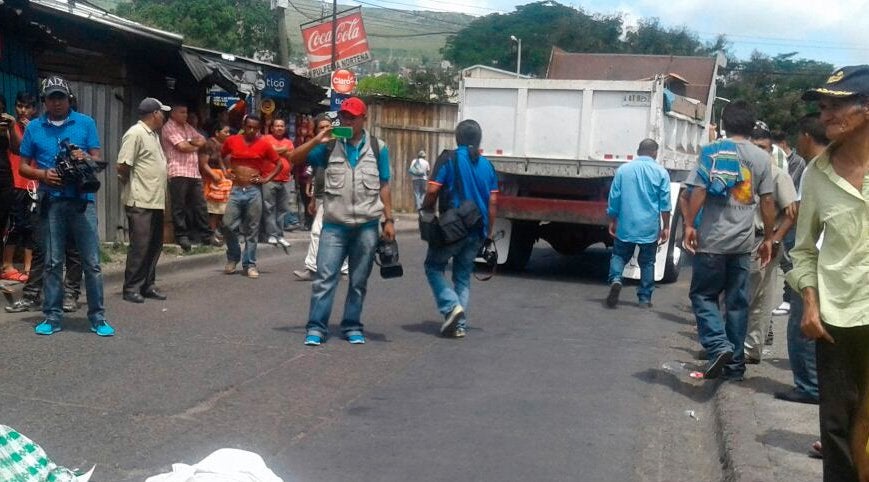 mujeres atropelladas en Comayagüela