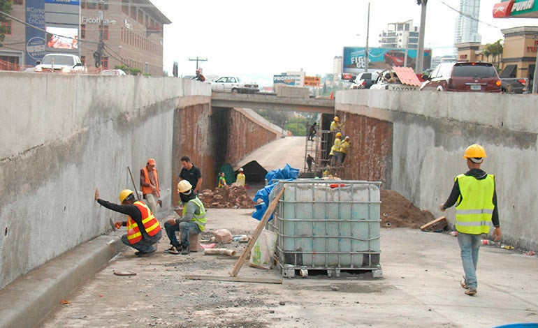 El túnel del bulevar Centroamérica