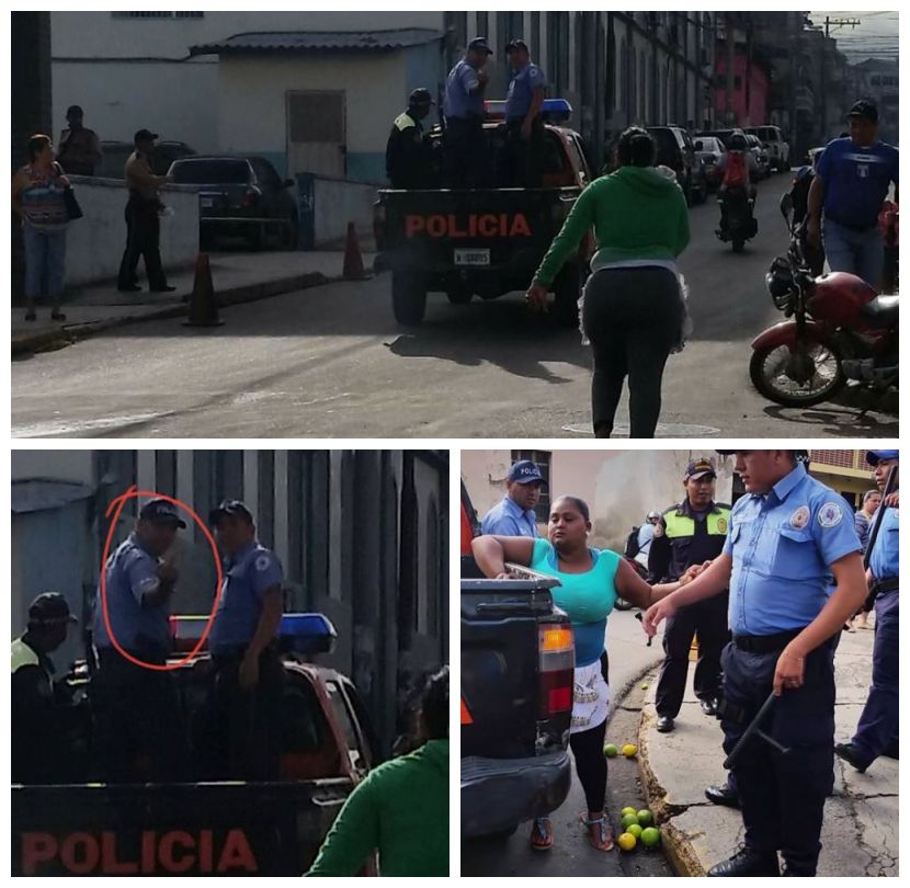 policías municipales en Tegucigalpa