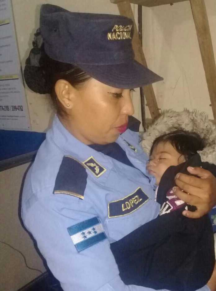 rescate de bebé en Intibucá