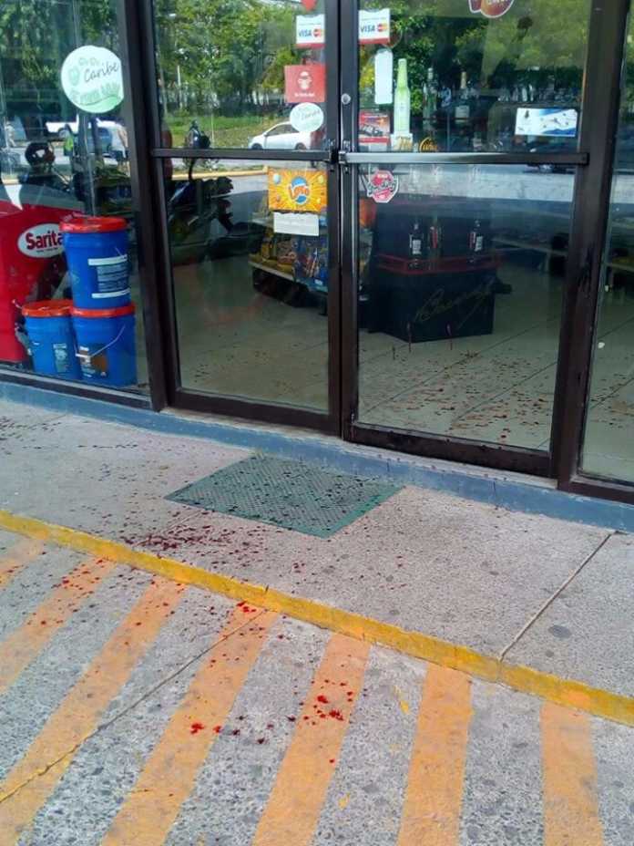 asalto en gasolinera de La Ceiba