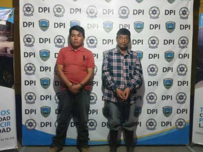 Agentes de la Policía Nacional capturaron a dos hombres que intentaron violar a una menor de nueve años en el departamento de Intibucá.