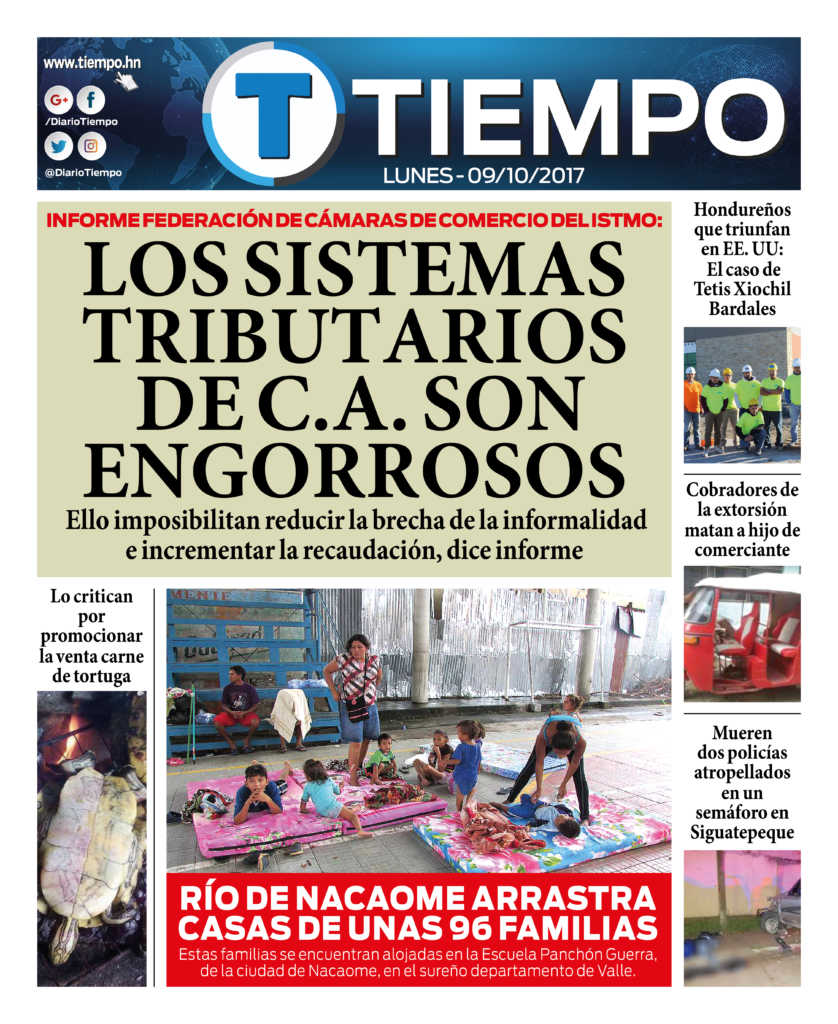 Edición 9 De Octubre 2017 Tiempohn Noticias De última Hora Y Sucesos De Honduras Deportes 3004