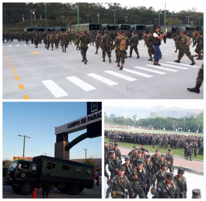 1511531079352375 policías y militares en las calles