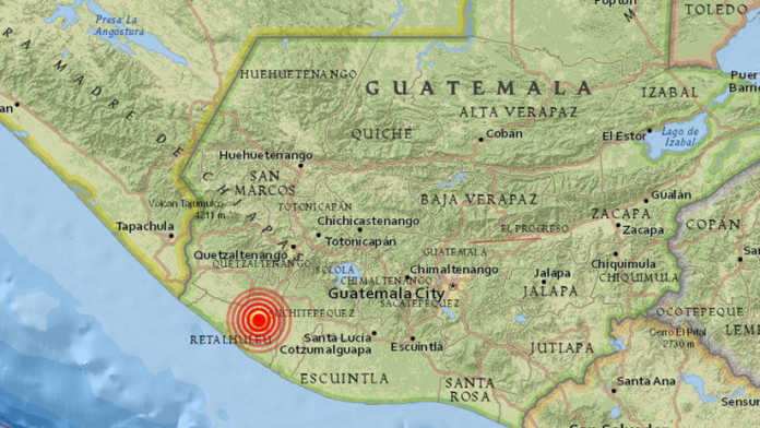 terremoto en Guatemala