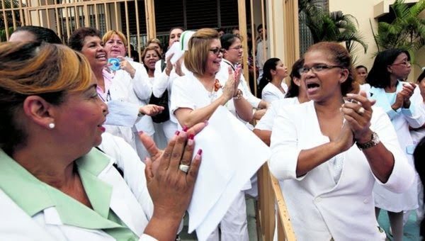 paro de enfermeras en Honduras