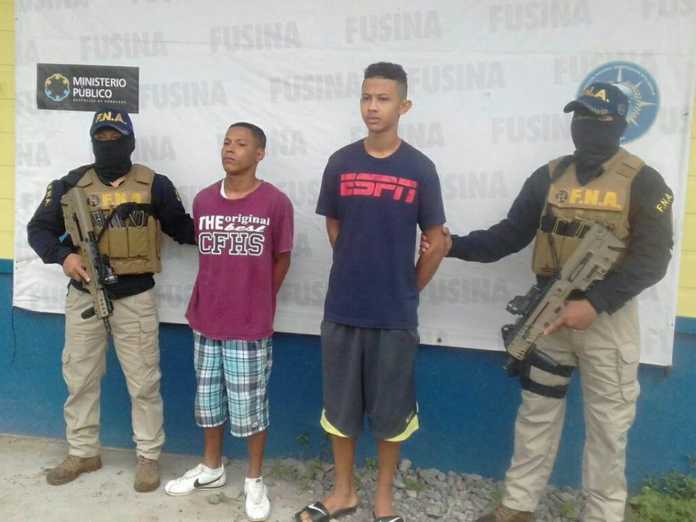 pandilleros en La Ceiba
