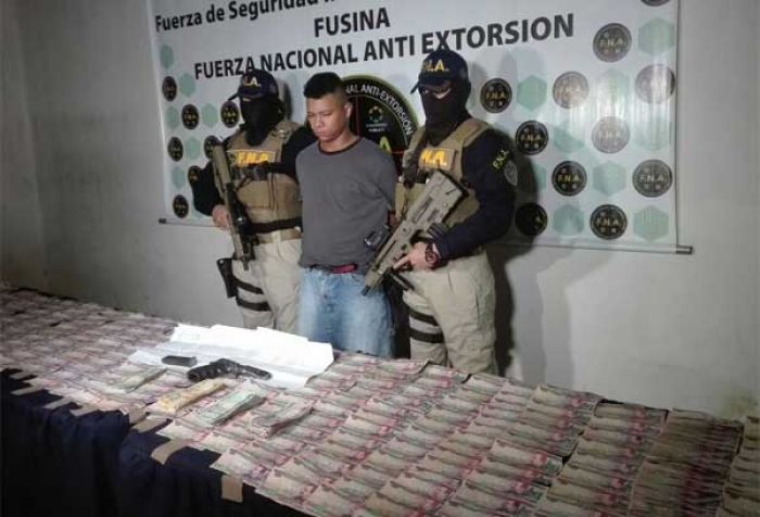 pandillero extorsionador en Tegucigalpa