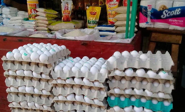 precio de los huevos y los lácteos
