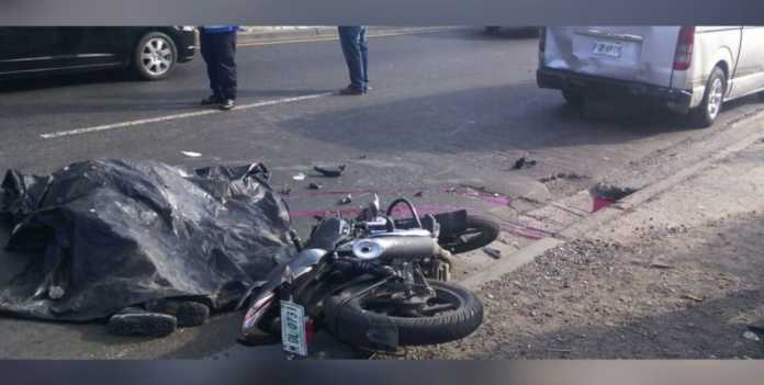 motociclista muerto en Tegucigalpa