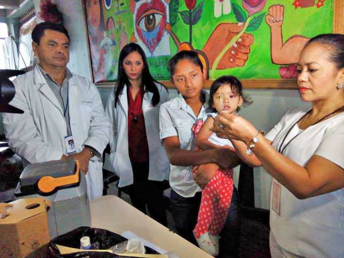 jornada de vacunación en Tegucigalpa