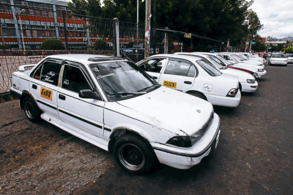 taxis con gas lpg en Honduras