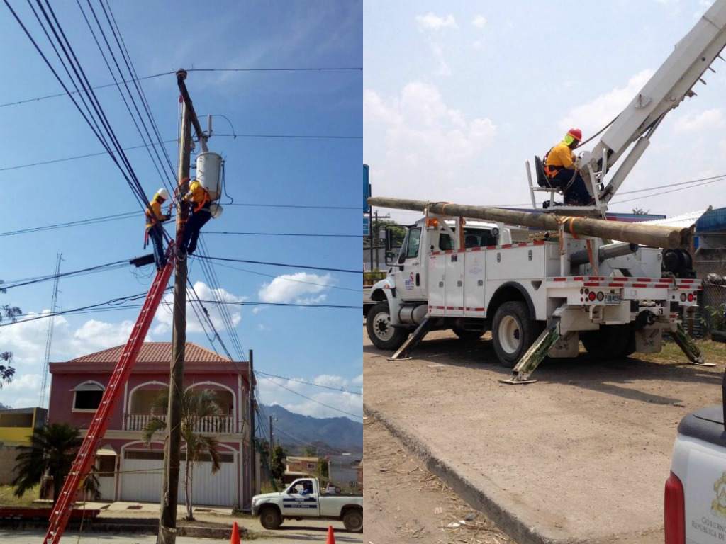 corte de energía en Honduras