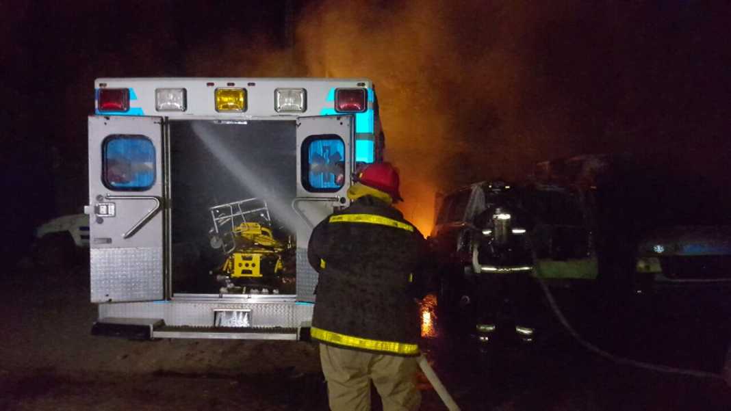 ambulancias quemadas e Choluteca