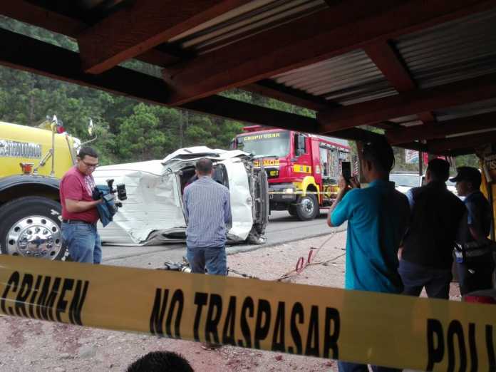 Dos mujeres resultaron heridas en un accidente vial en Danlí