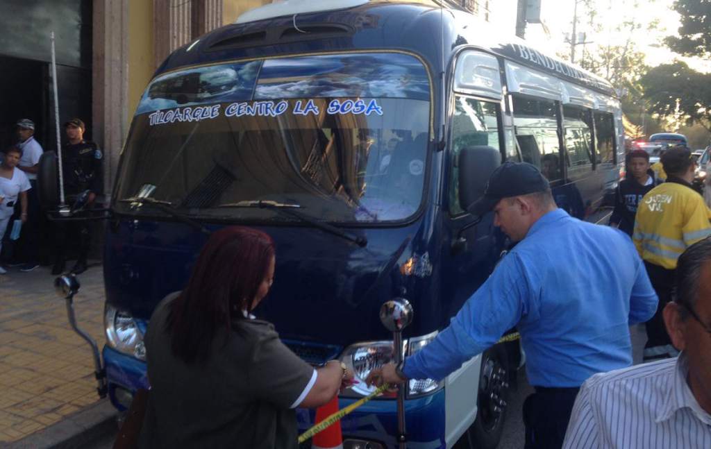 asalto a bus en Tegucigalpa