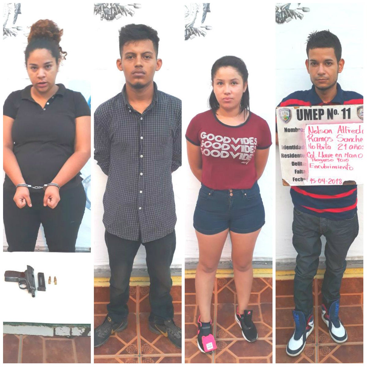 Detienen a cuatro jóvenes implicados en robo de vehículos en El Progreso 