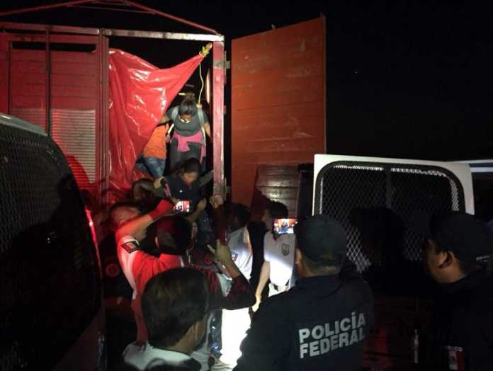 Hondureños rescatados en México