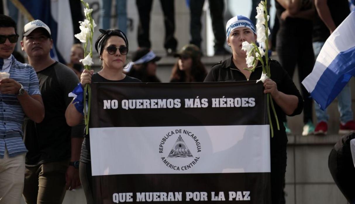 Marcha contra Daniel Ortega deja 10 muertos y 53 heridos