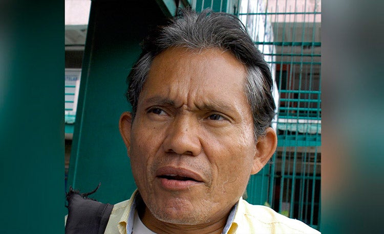 Adalid Irías, presidente de la Asociación para la Defensa de la Canasta Básica (Adecabah