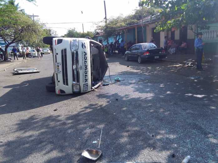 Accidente de tránsito en San Pedro Sula