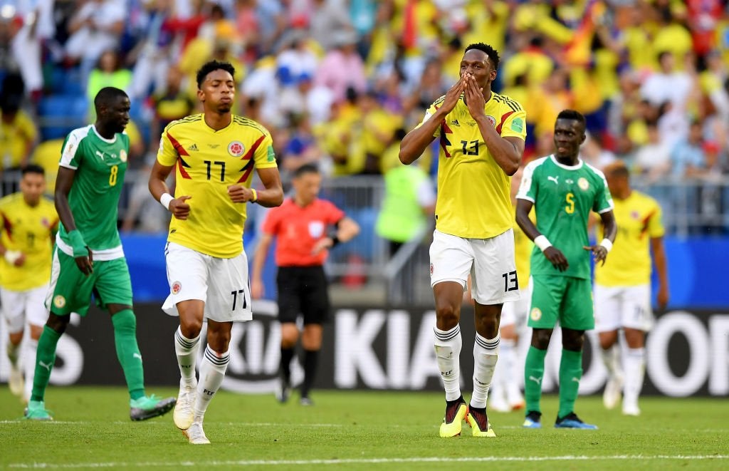 Colombia le ganó a Senegal y clasificó a octavos de final