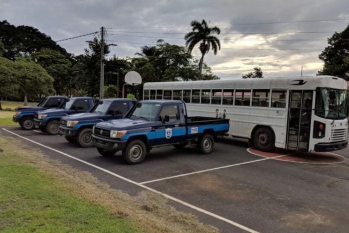 patrullas en Nicaragua