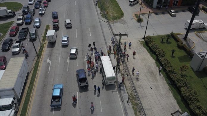 paro de transporte en Honduras