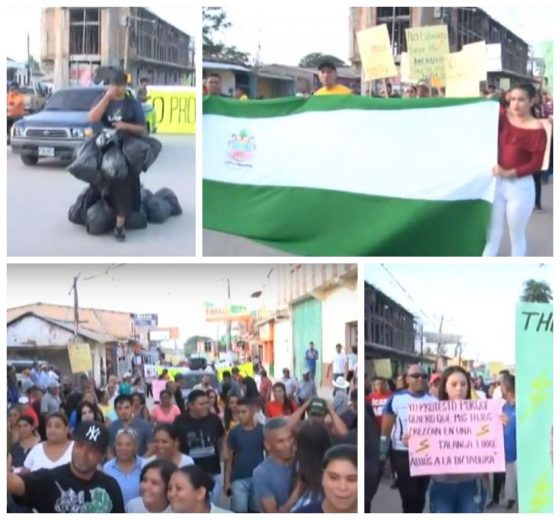 Pobladores De Talanga Protestan Contra El Alcalde Roosevelt Avilés