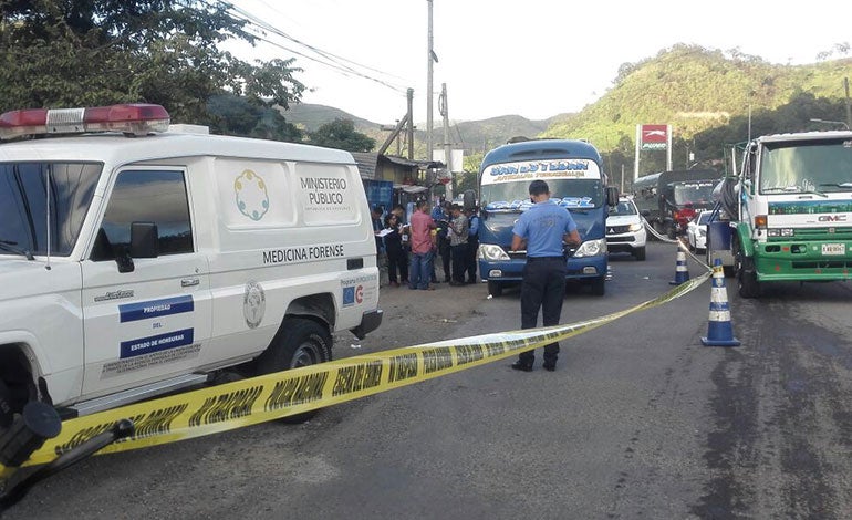 ladrón muerto en Tegucigalpa