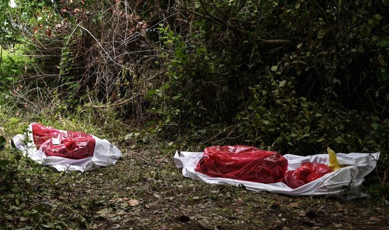 cadáveres en Veracruz